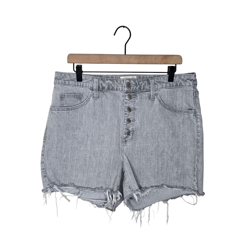 UNIVERSAL THREAD Vintage Midi Gray Cut-Off Shorts Size 14W
